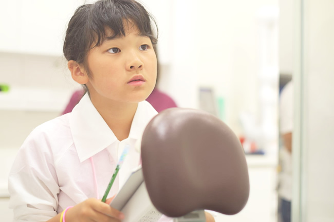 歯医者さん体験教室の様子 9