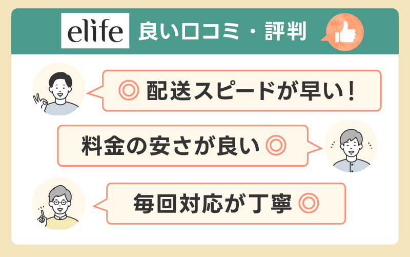 eLife(イーライフ)AGA治療の良い口コミ・評判